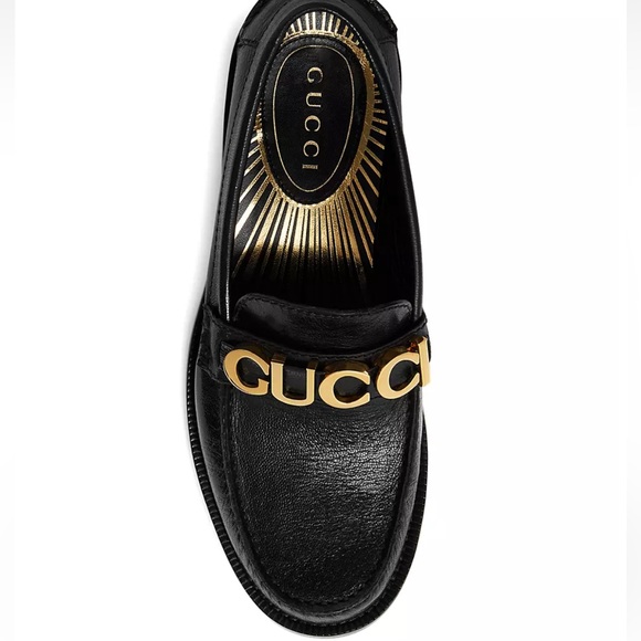 Gucci Cara Classic Logo Moccasin Loafers 36.5 - Picture 3 of 3